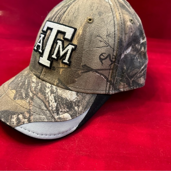 Camo Texas A&M strap back hat baseball cap NWT - Picture 5 of 12